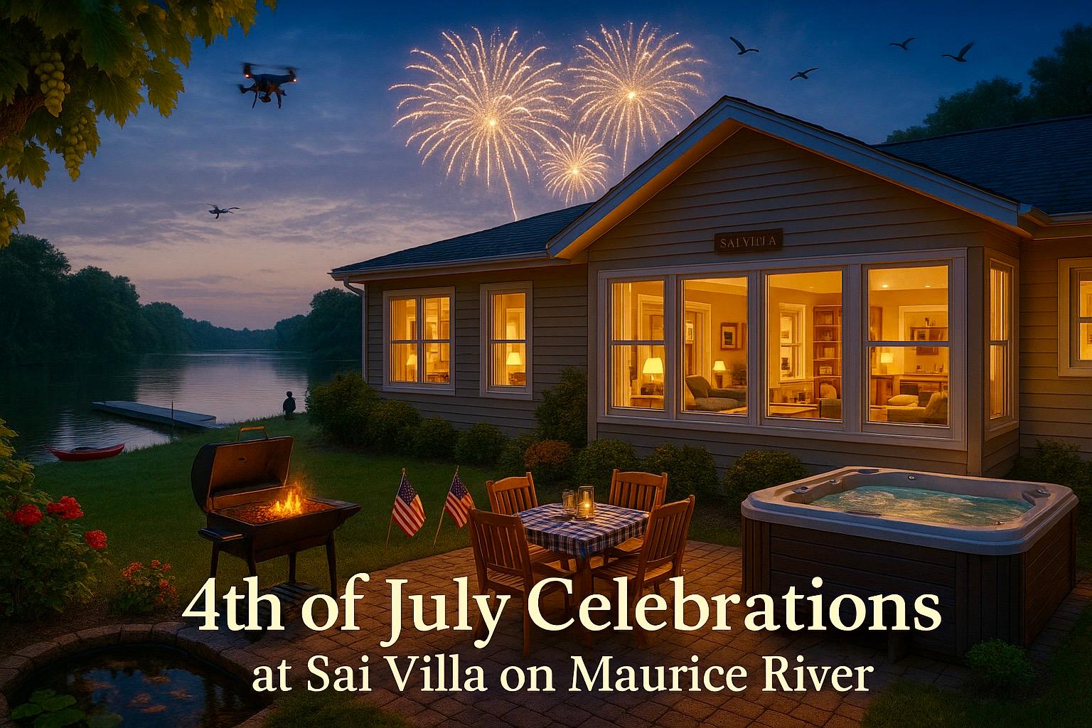 Celebrating 4th of July at Sai Villa