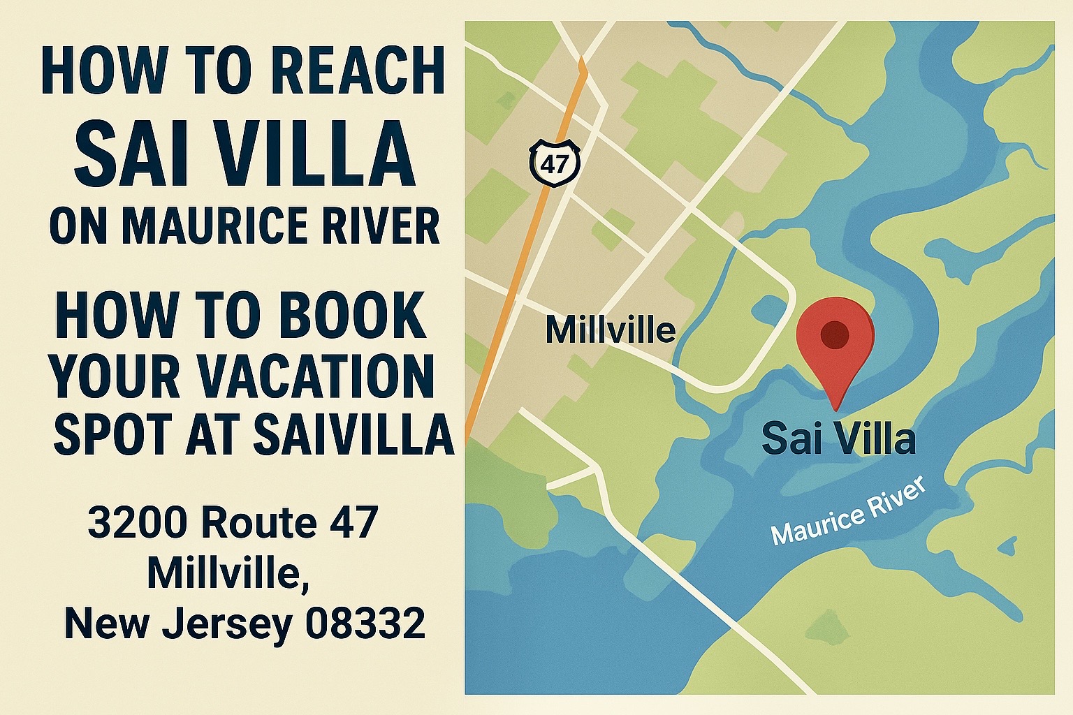 How to reach Sai Villa 